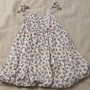 Old Navy Floral Kids Dress - White, Red, Blue